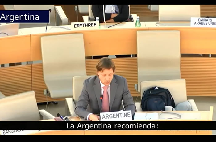 ¿Cómo calificarías la intervención argentina ante el EPU de Eritrea?