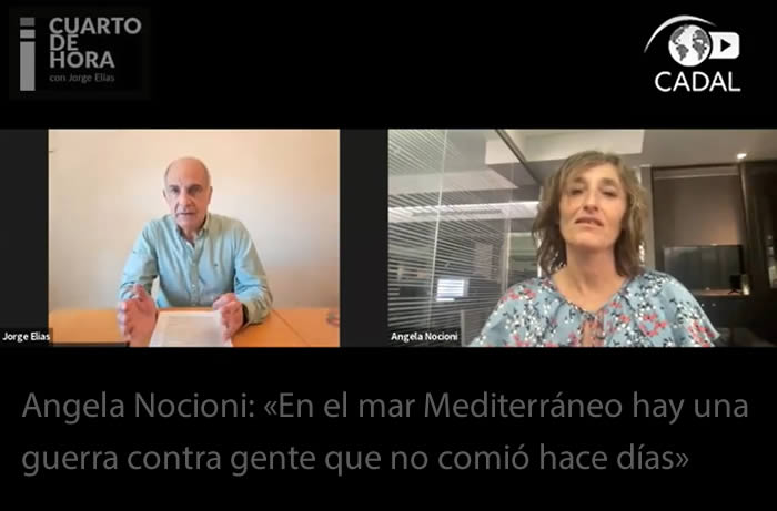Angela Nocioni: «En el mar Mediterráneo hay una guerra contra gente que no comió hace días»